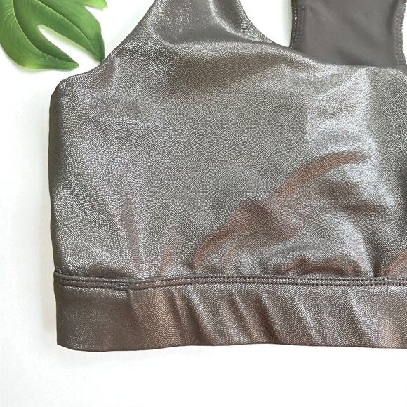🆕 All Fenix Liquid Silver Racerback Sports Bra - Picture 8 of 9
